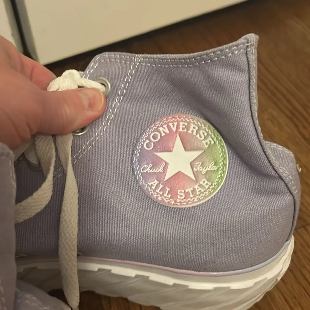 Converse Chuck Taylor All Star Hi Top Lift in Serene Saphire Size 10.5 - Picture 5 of 8